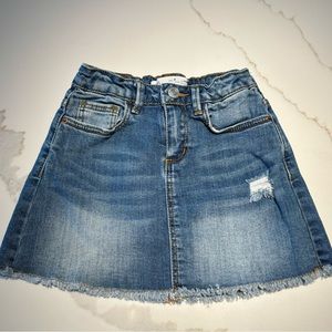 Zara girls denim skirt
